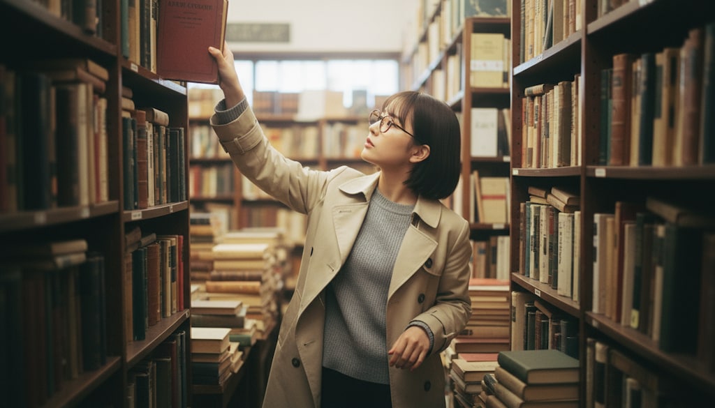 神保町の古書店にて
