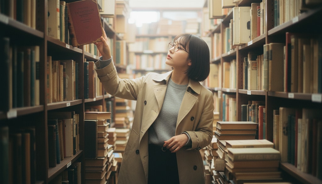 神保町の古書店にて