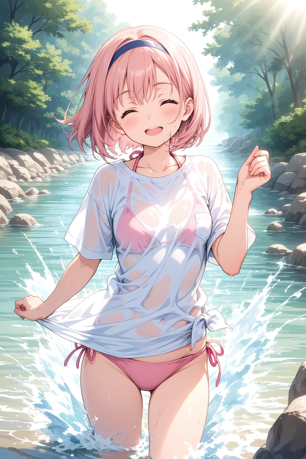 Playing in the River