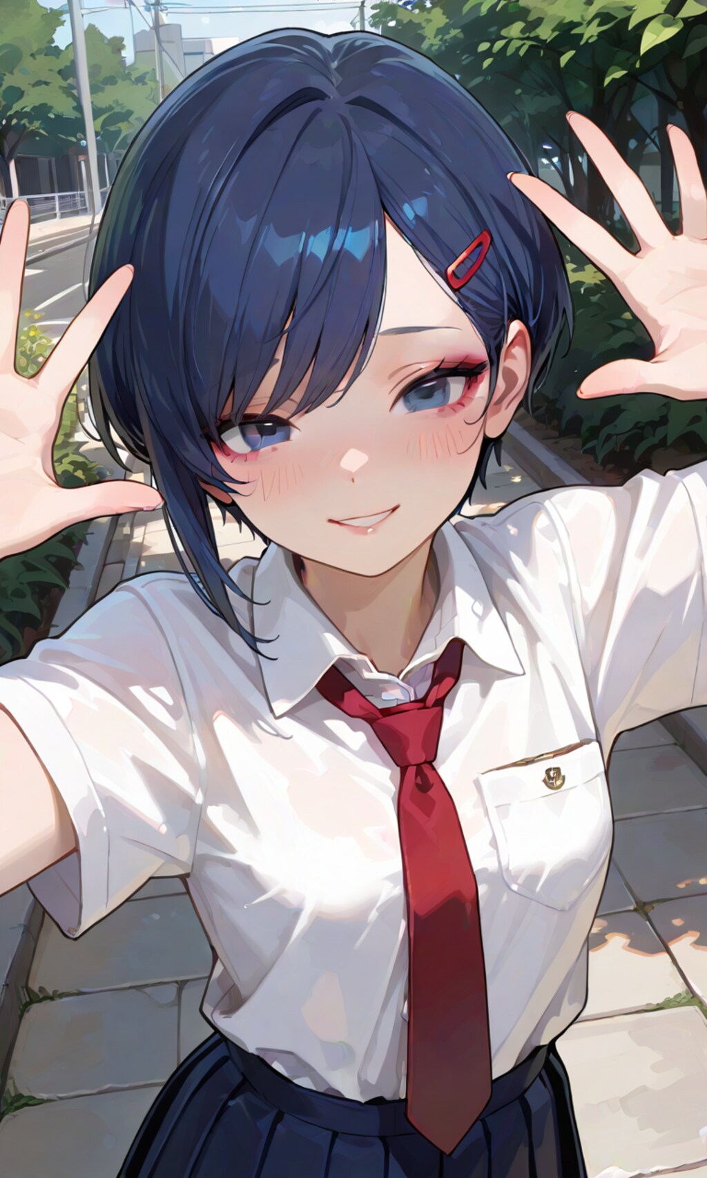 嬉しい…ギュッてして…