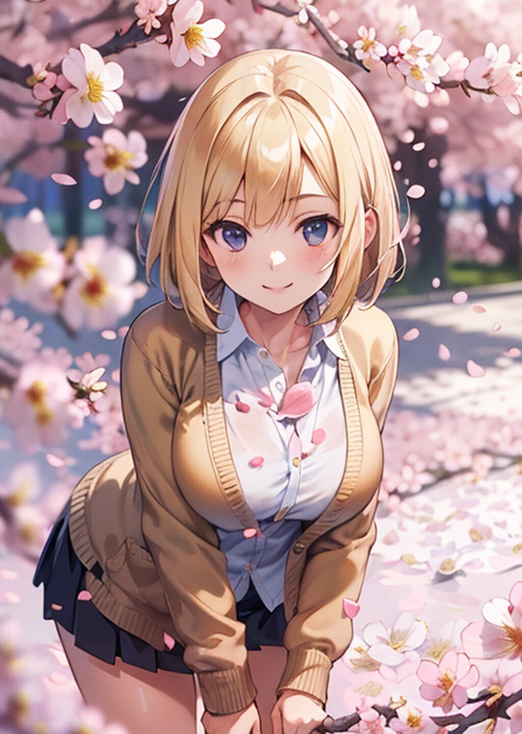 桜の季節はもうすぐです。