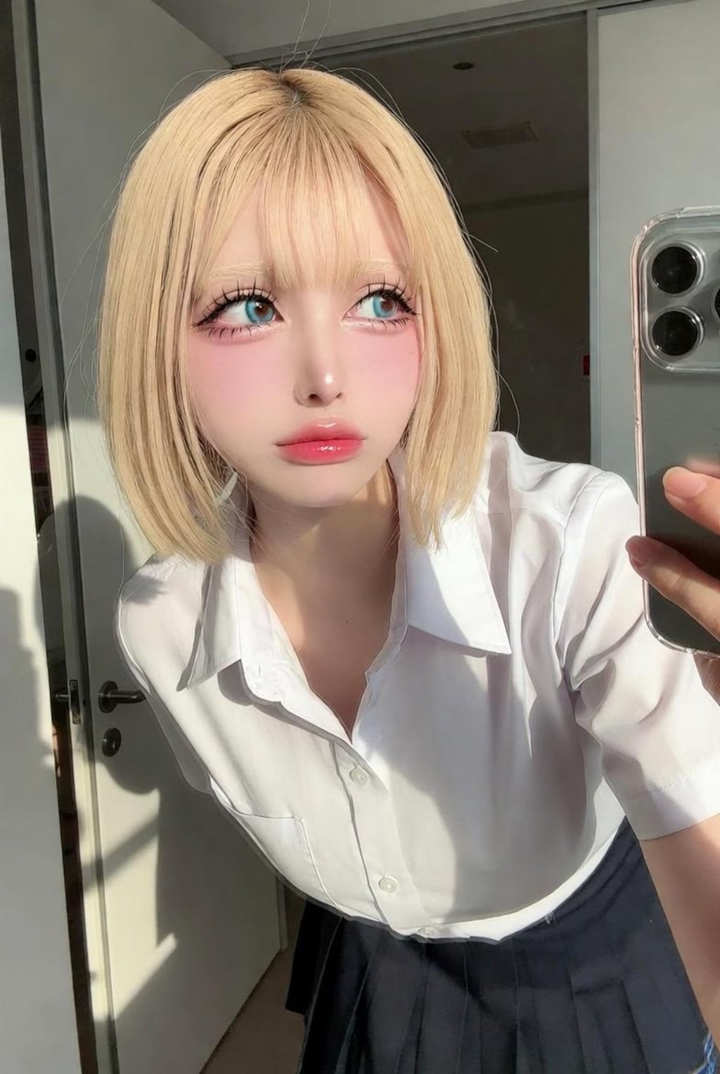 金髪ボブギャル