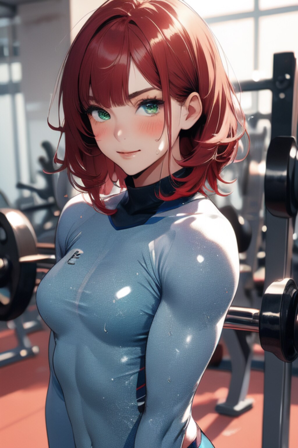 Muscular woman