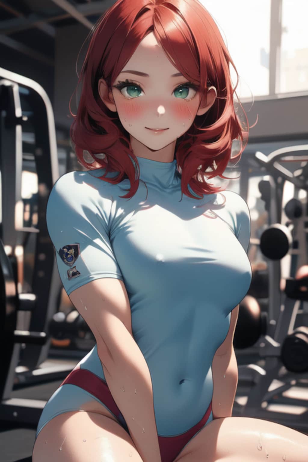 Muscular woman