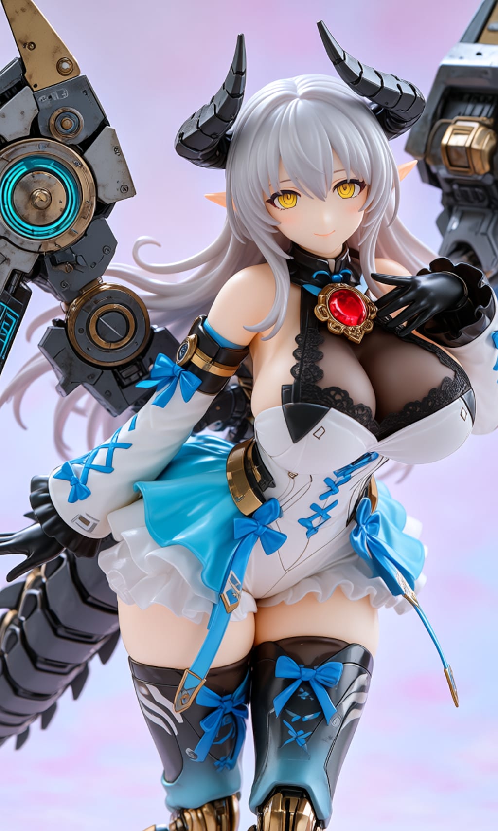 異世界制服少女達　メカ娘 悪魔付き魔法少女　魔王の娘ルリ