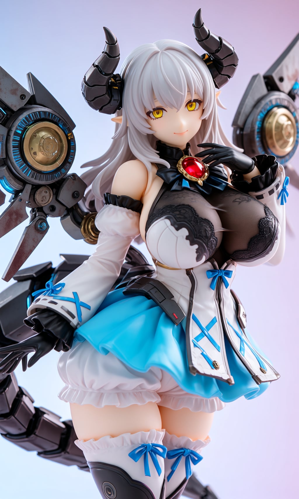 異世界制服少女達　メカ娘 悪魔付き魔法少女　魔王の娘ルリ