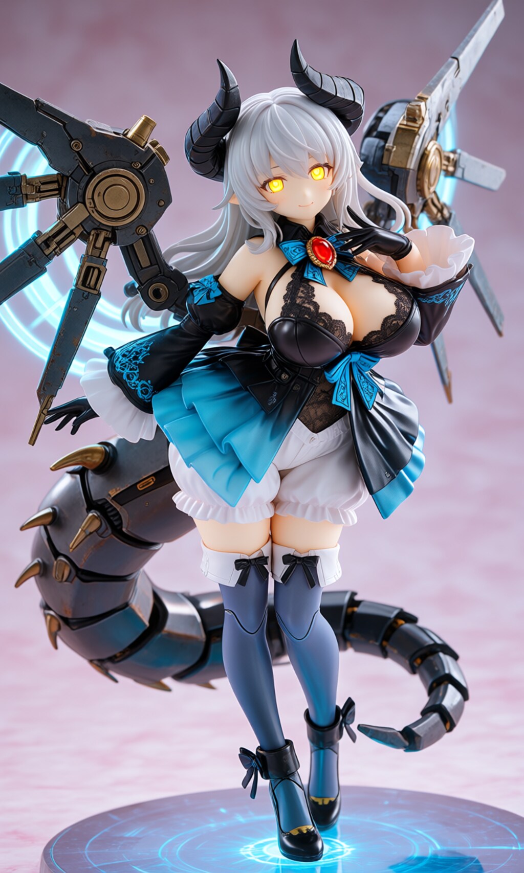 異世界制服少女達　メカ娘 悪魔付き魔法少女　魔王の娘ルリ