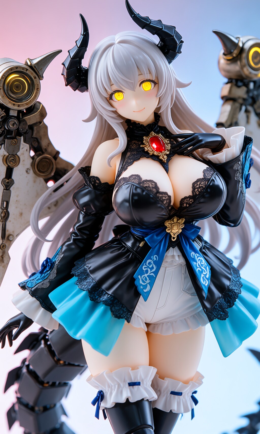 異世界制服少女達　メカ娘 悪魔付き魔法少女　魔王の娘ルリ