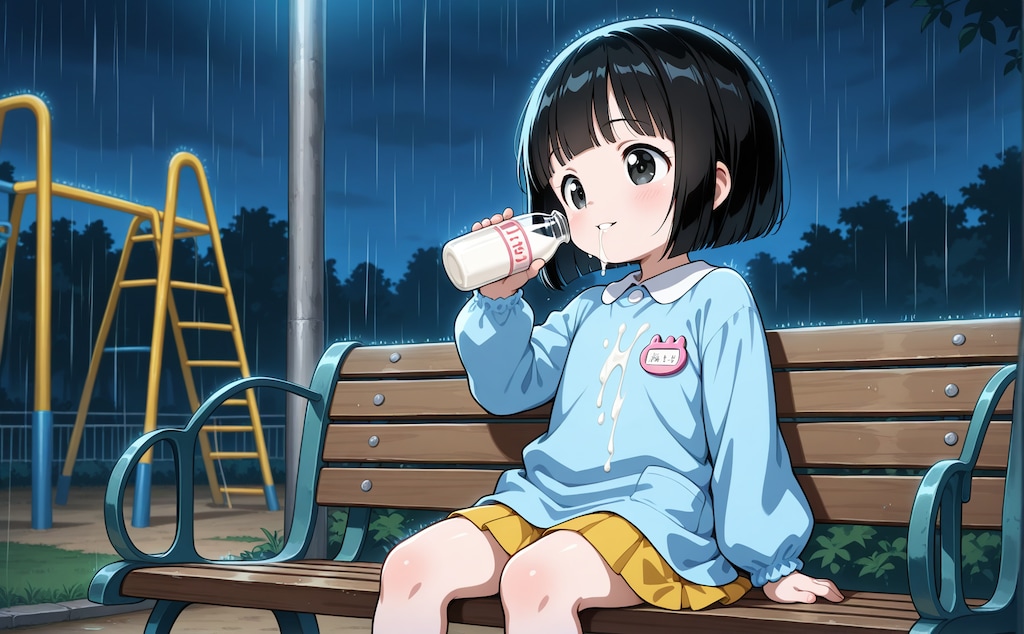 公園にて