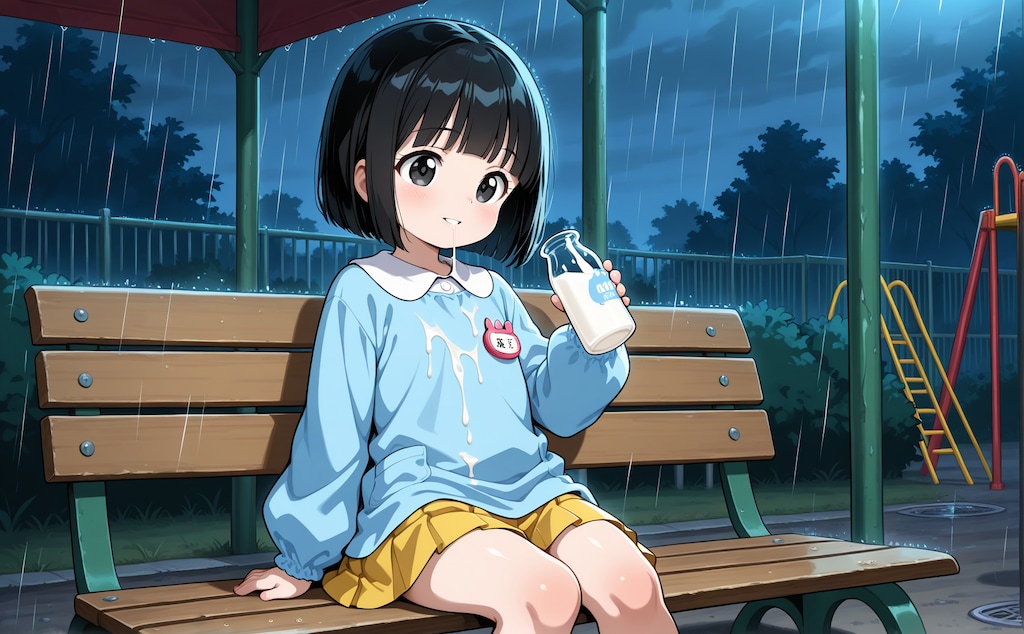 公園にて