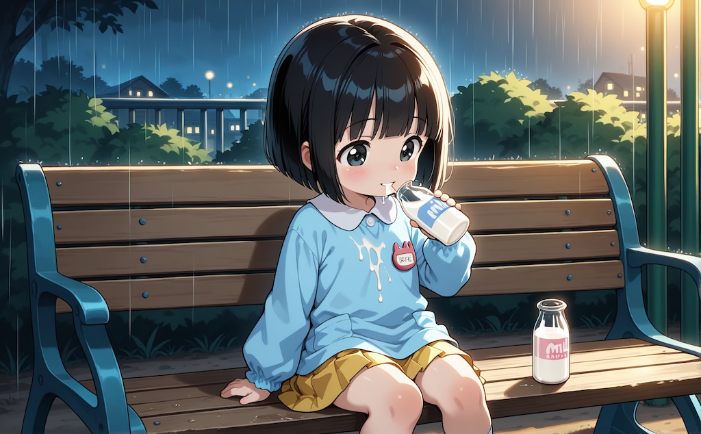 公園にて