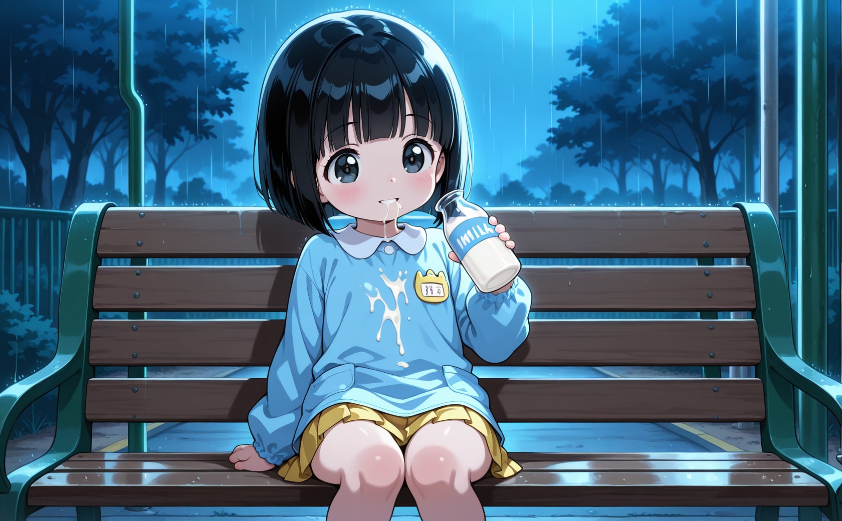 公園にて