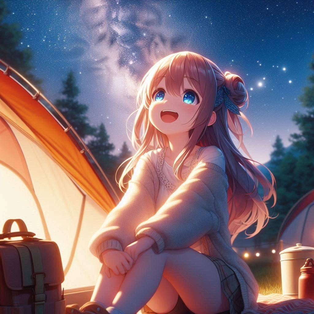 夏の夜空(DALL-E)(4)