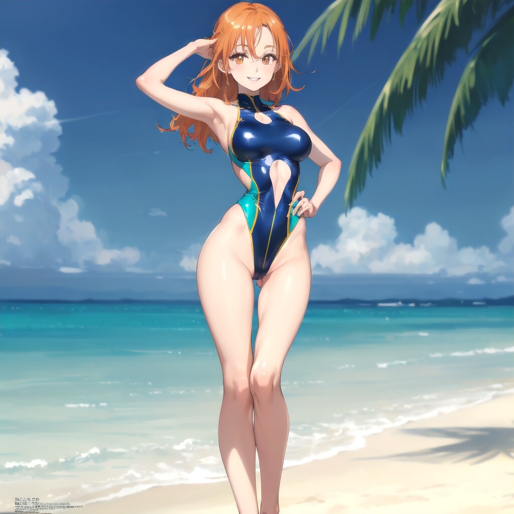 美ボディで誘惑する水着美女