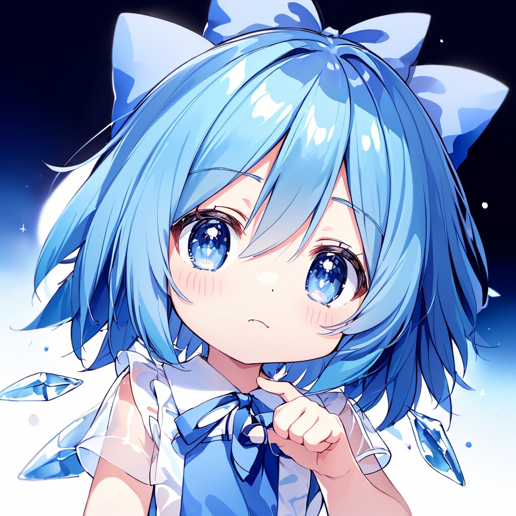 むー…、、チルノの手と顔を補正実験しようとしたけど全てボツな結果！！--[12枚]