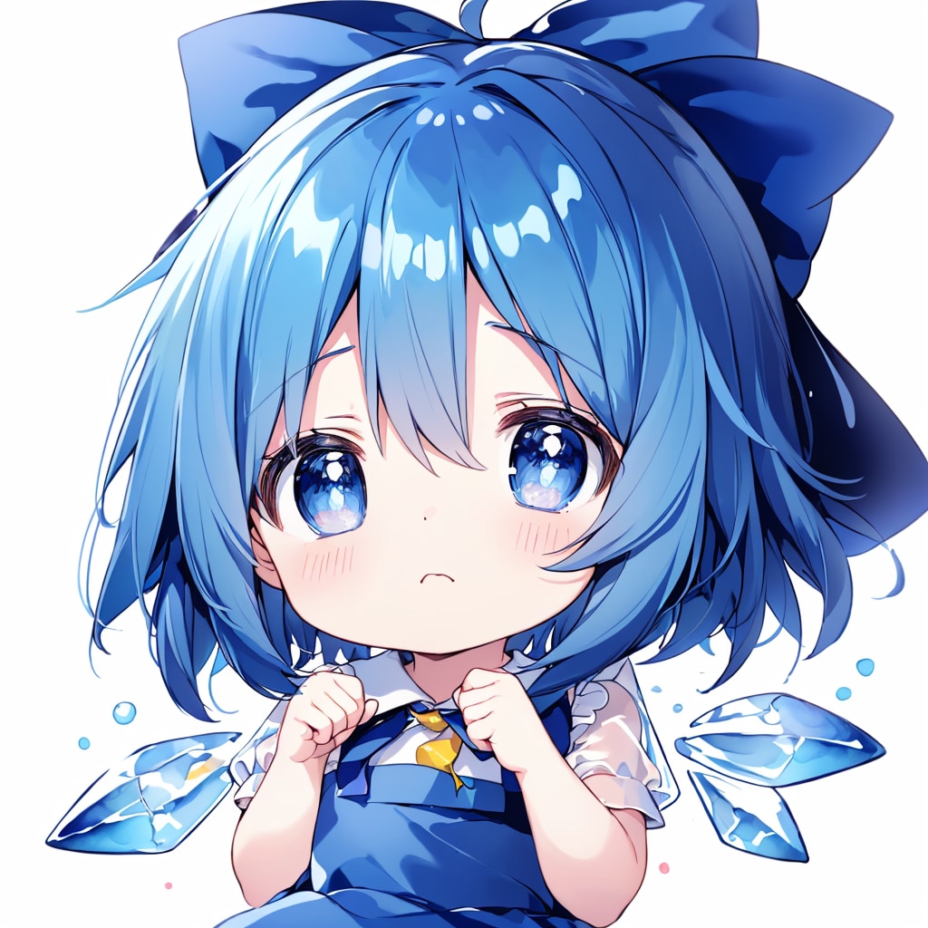 むー…、、チルノの手と顔を補正実験しようとしたけど全てボツな結果！！--[12枚]