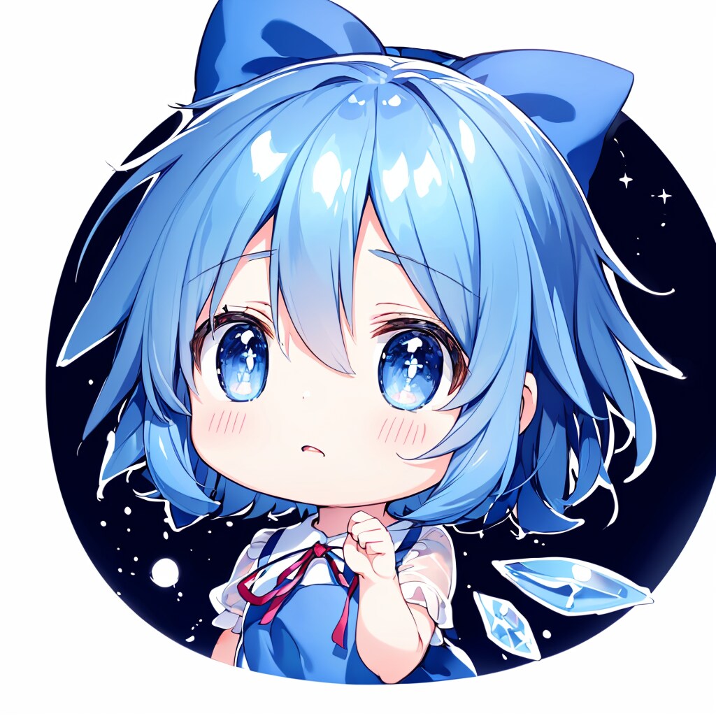 むー…、、チルノの手と顔を補正実験しようとしたけど全てボツな結果！！--[12枚]