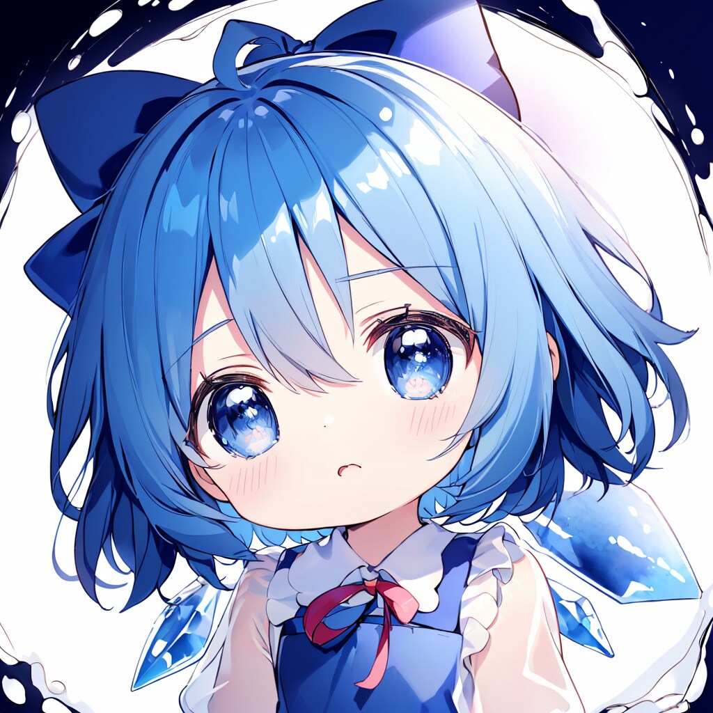 むー…、、チルノの手と顔を補正実験しようとしたけど全てボツな結果！！--[12枚]