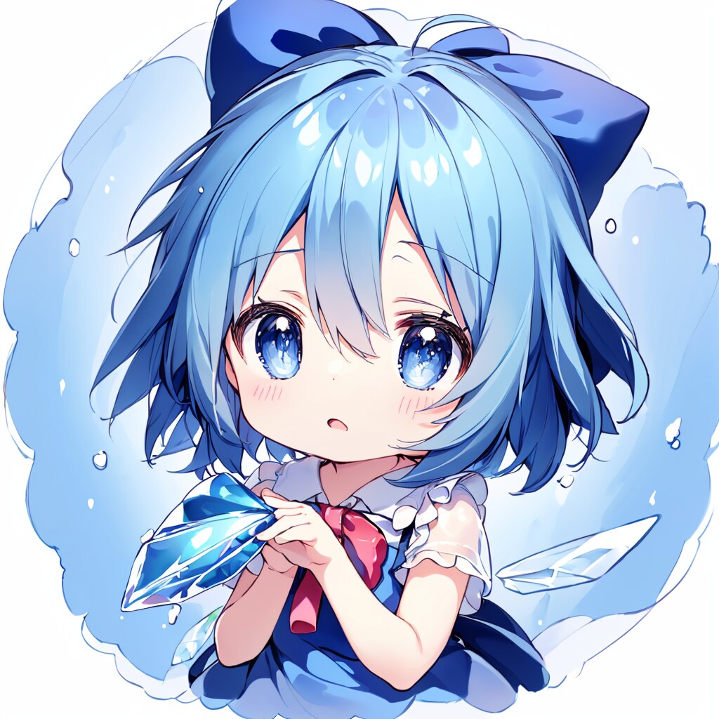 むー…、、チルノの手と顔を補正実験しようとしたけど全てボツな結果！！--[12枚]