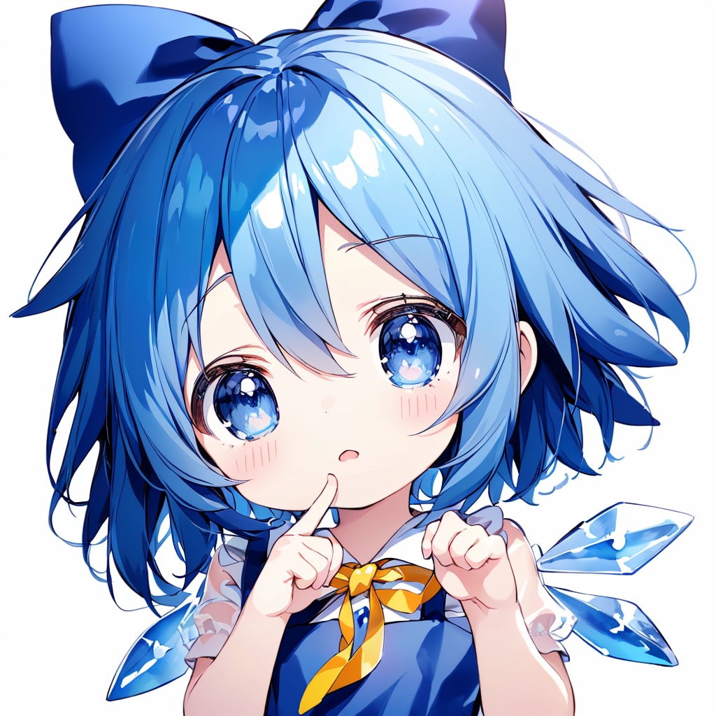 むー…、、チルノの手と顔を補正実験しようとしたけど全てボツな結果！！--[12枚]