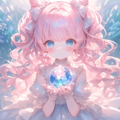 クリスタルの女の子