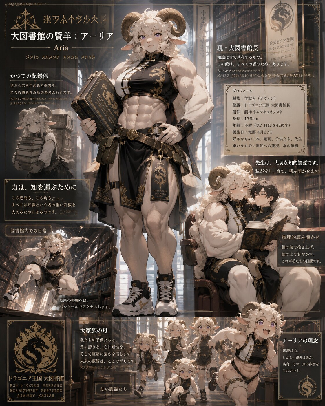 🐑 大図書館の賢羊：アーリア (Aria)