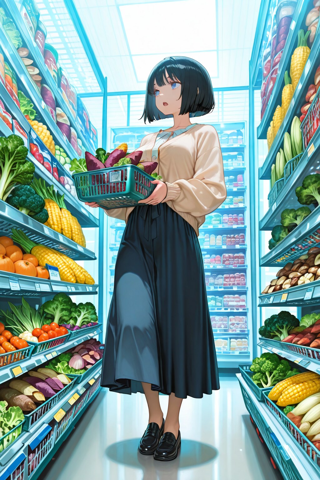 野菜コーナー | の人気AIイラスト・グラビア