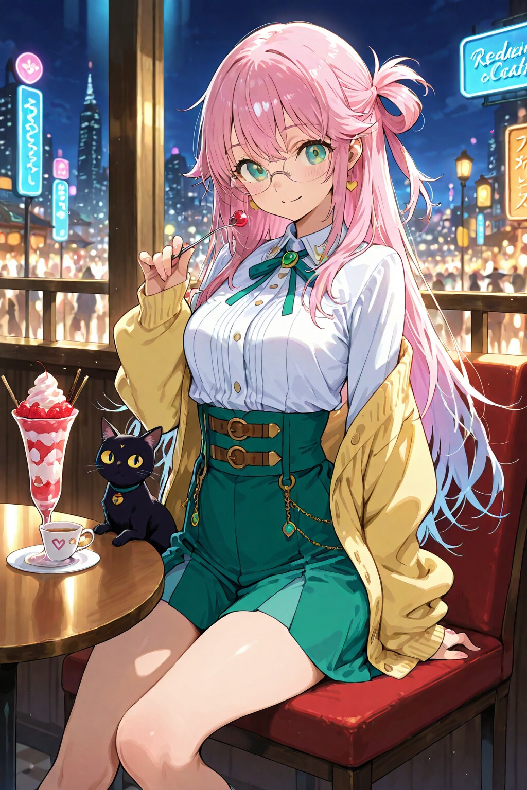 パフェと彼女