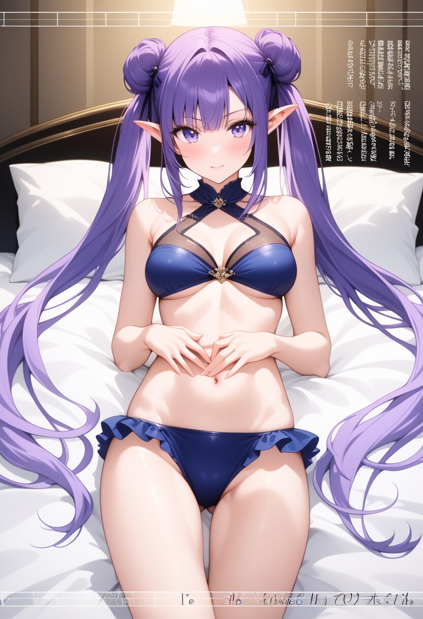 Days AI「エルフ美少女のビキニ水着」