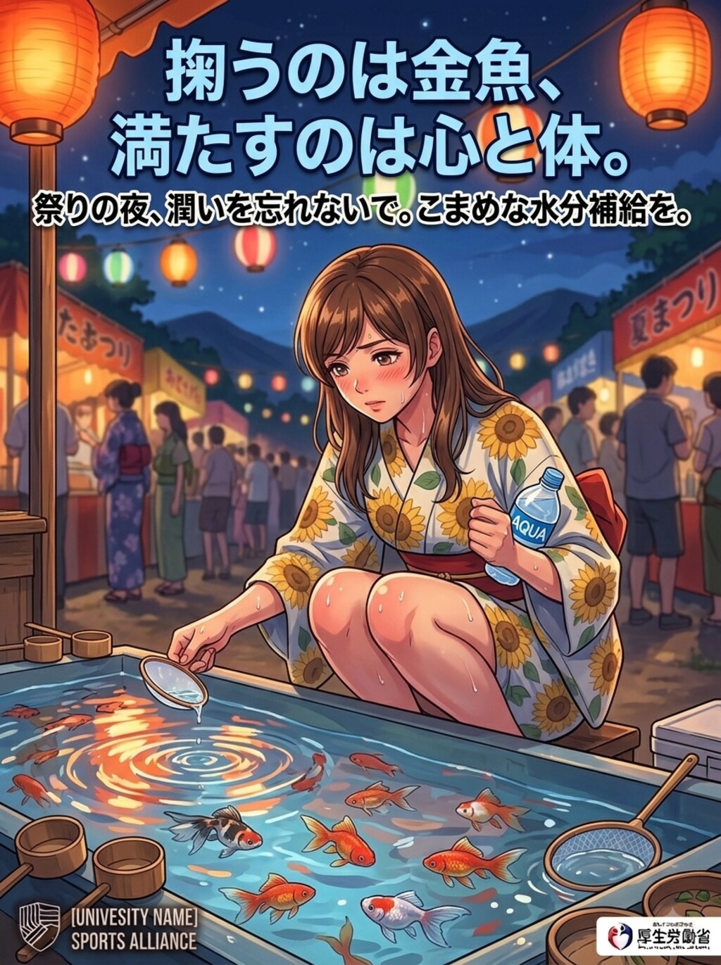 皆さん、今日もしっかり水分補給してね！27