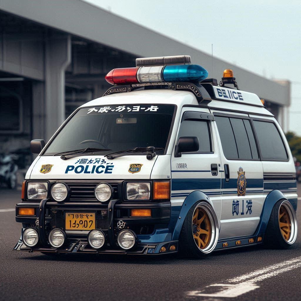 ハイエースパトカーのドリ車