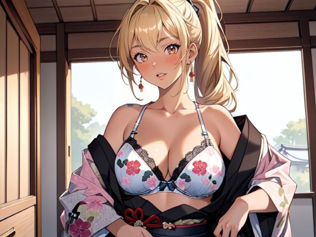 浴衣から着替え