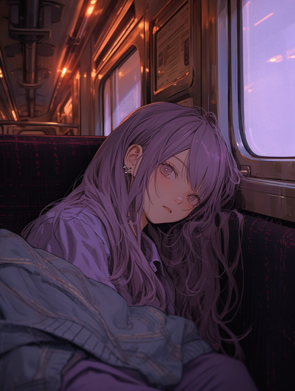 電車の中の静かな一時#2