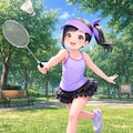 サイドテールバドミントン（２） 2枚目