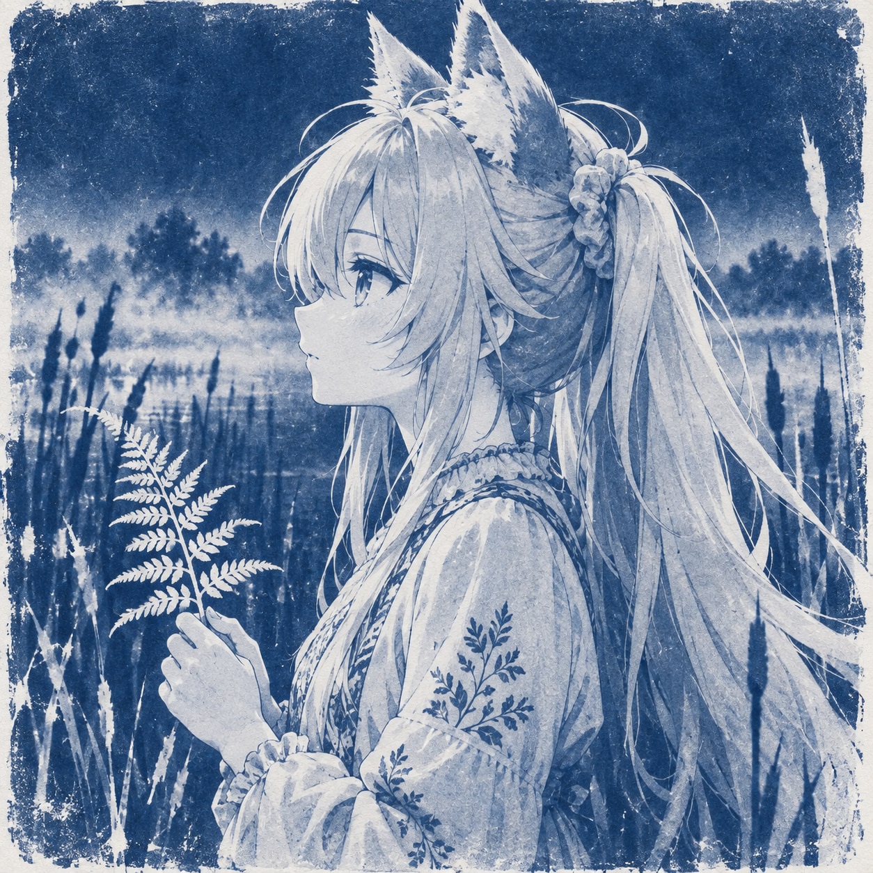 池のほとりのミラ | の人気AIイラスト・グラビア