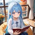 真剣に読書♬ 8枚目