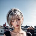銀髪彼女 2枚目