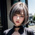 銀髪彼女 4枚目