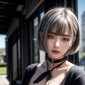 銀髪彼女 3枚目