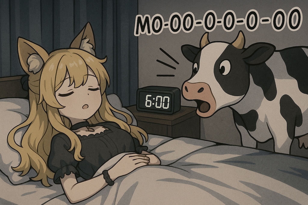 ⏰モーニングコール(ミラさん)