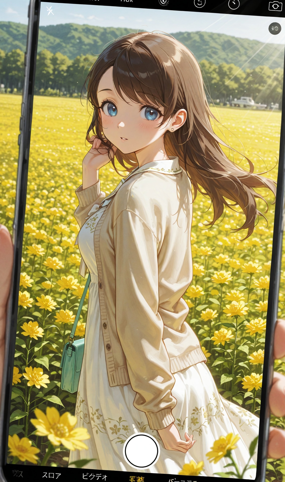 菜の花畑デート | の人気AIイラスト・グラビア