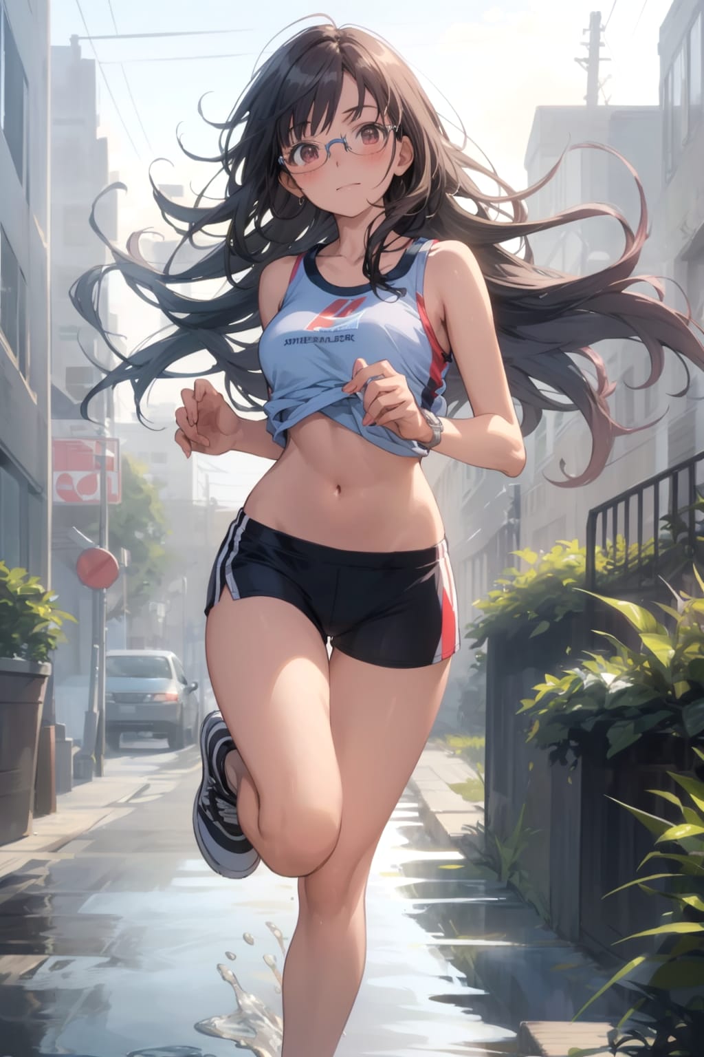 早朝ランニング　Sampler違い