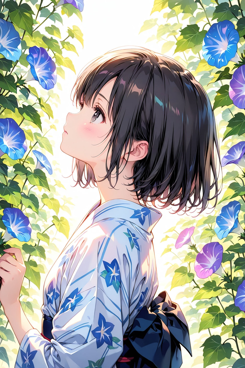 朝顔(LARIMAR)(7) | の人気AIイラスト・グラビア