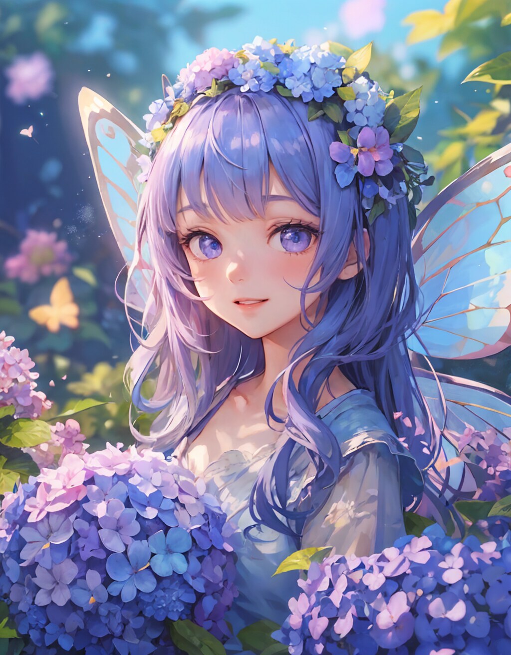 紫陽花の妖精