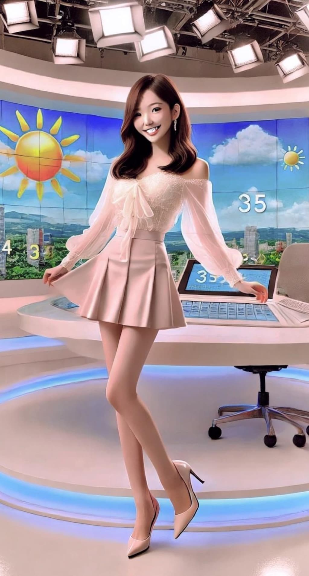 台風はここよ☝️