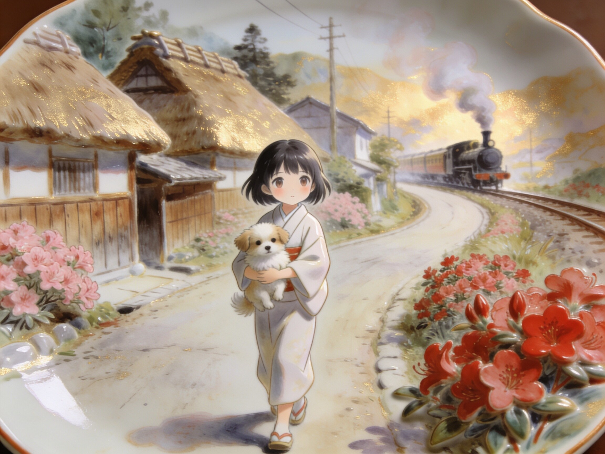 old days on a plate | の人気AIイラスト・グラビア