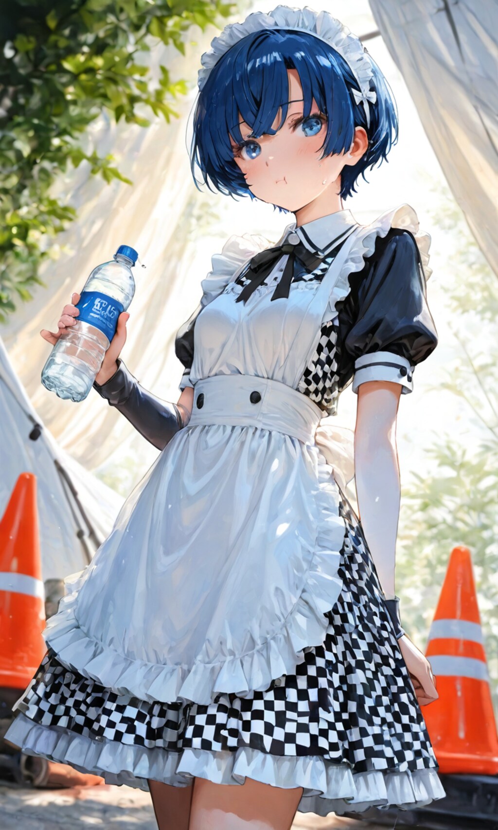 お水ゴクゴク柑菜ちゃん