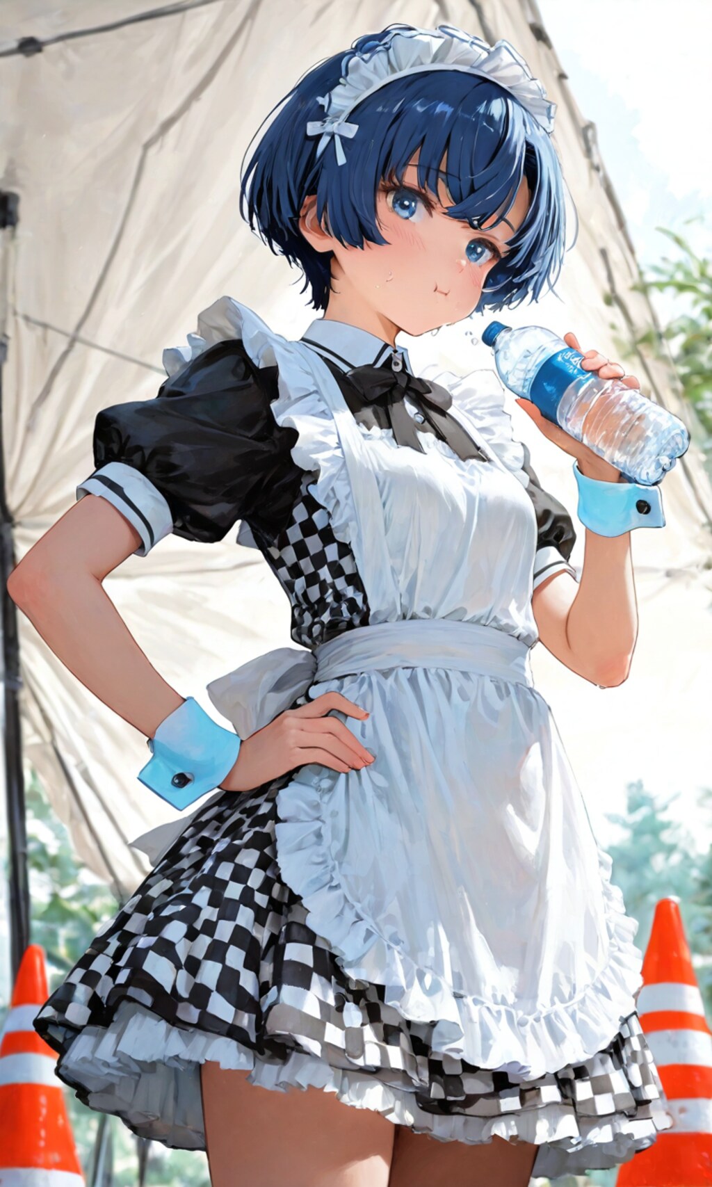 お水ゴクゴク柑菜ちゃん