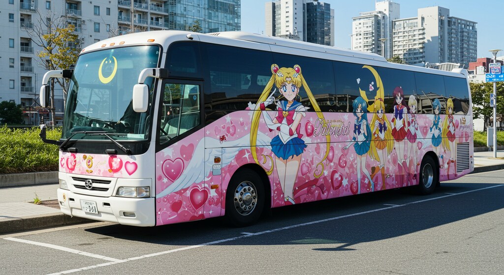 セーラームーン観光バス
