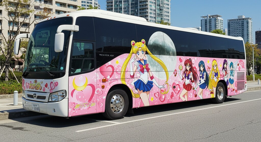 セーラームーン観光バス